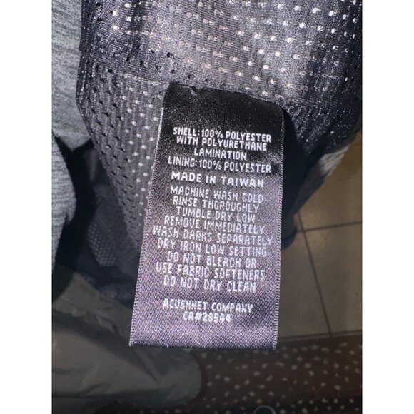 FootJoy DryJoys Golf Jacket L Lining Black/Taupe Mesh Lining Outdoor Windbreaker - Picture 4 of 14